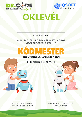 Dr. Code oklevél