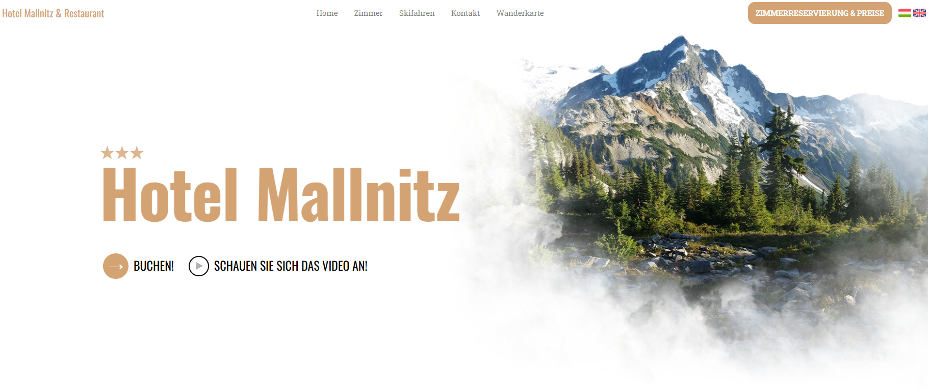 Hotel Mallnitz - Weboldal